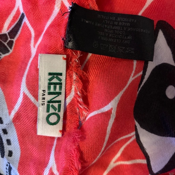 KENZO Cotton Scarf - Picture 2 of 2